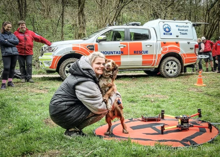 woodward vets raise money for charity after dog is rescued in the peak district